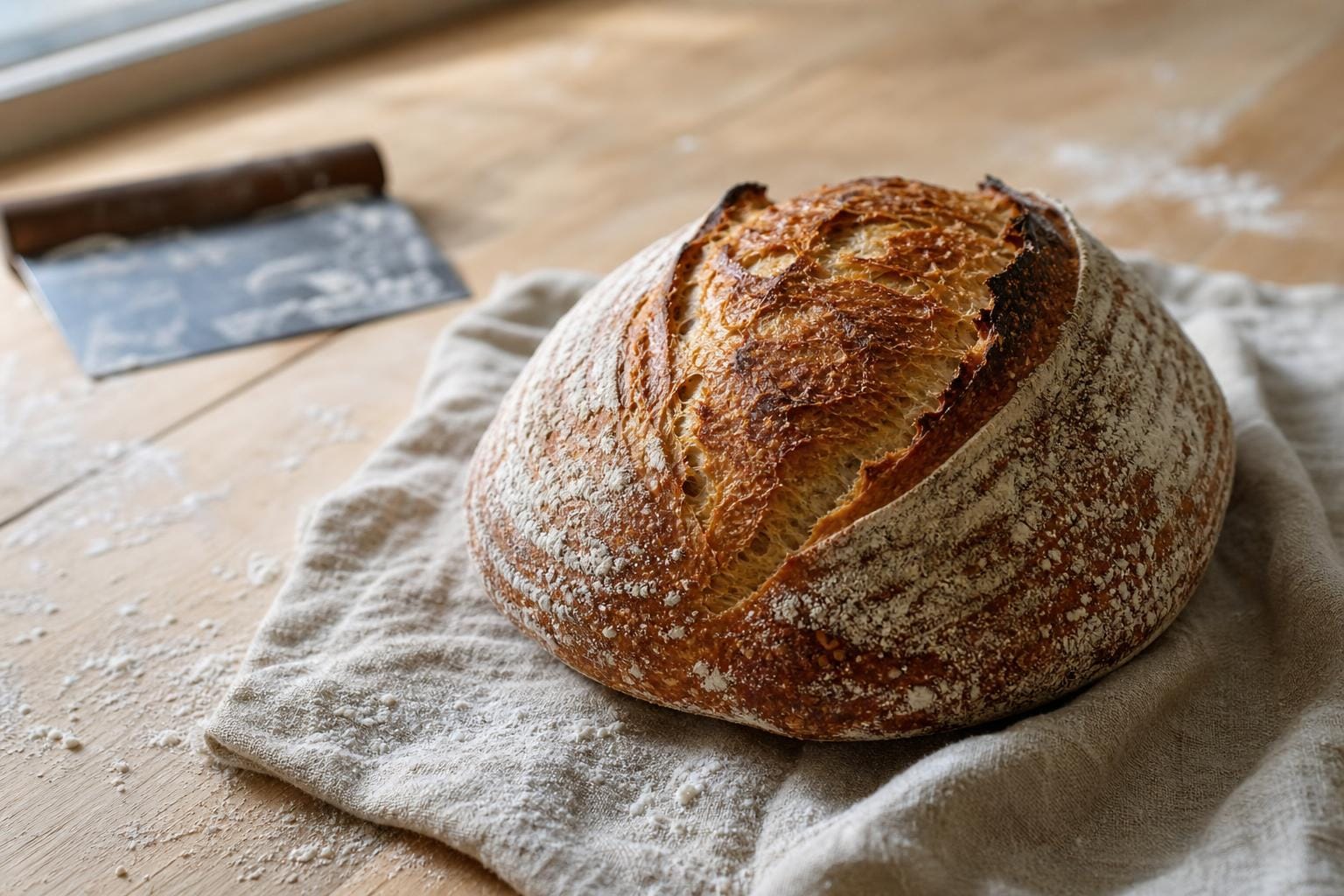 A microbakery with a bigger table
