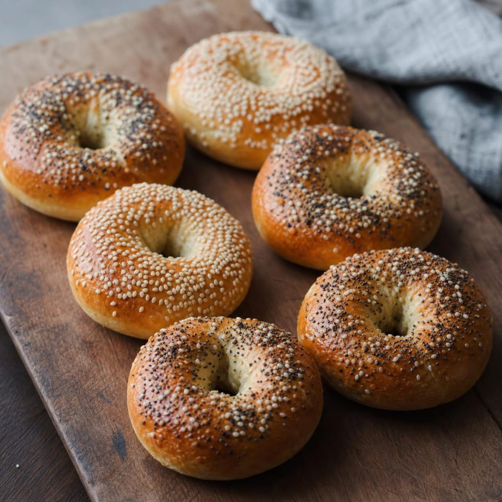 Hand-Shaped Sourdough Bagels